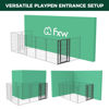 Picture of FXW Homeplus Dog Playpen Designed for Indoor Use, 1 Add-on Gate, 40" Height for Puppy and Small Dogs│Patent Pending