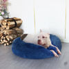 Picture of Fluffy Donut Dog Beds for Large Dogs Calming Round Large Breed Dog Bed Washable 35 Inches