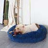 Picture of Fluffy Donut Dog Beds for Large Dogs Calming Round Large Breed Dog Bed Washable 35 Inches