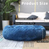 Picture of Fluffy Donut Dog Beds for Large Dogs Calming Round Large Breed Dog Bed Washable 35 Inches