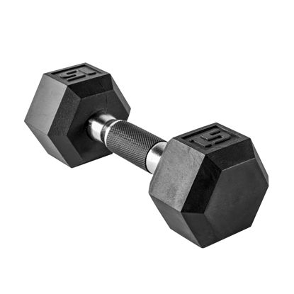 Picture of CAP Barbell Coated Dumbbell Weights with Padded Grip, Single, 15 LBS