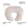 Picture of Boppy Nursing Pillow Organic Bare Naked Original Support, Boppy Pillow Only, Nursing Pillow Cover Sold Separately, Nursing Essentials for Bottle and Breastfeeding, with 100% Organic Cotton Fabric