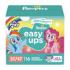 Picture of Pampers Easy Ups Girls & Boys Potty Training Pants - Size 3T-4T, 116 Count, My Little Pony Training Underwear (Packaging May Vary)