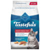 Picture of Blue Buffalo Tastefuls Natural Dry Food for Adult Indoor Cats, Salmon & Brown Rice Recipe, 15-lb. Bag