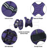 Picture of APEXUP Weighted Vest Men 15lbs Weights with Reflective Stripe, Weighted vest for Women Workout Equipment for Strength Training Running (Purple)