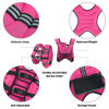 Picture of APEXUP Weighted Vest Men 15lbs Weights with Reflective Stripe, Weighted vest for Women Workout Equipment for Strength Training Running (Pink)