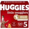 Picture of Huggies Size 5 Diapers, Little Snugglers Baby Diapers, Size 5 (27+ lbs), 120 Ct (2 packs of 60)