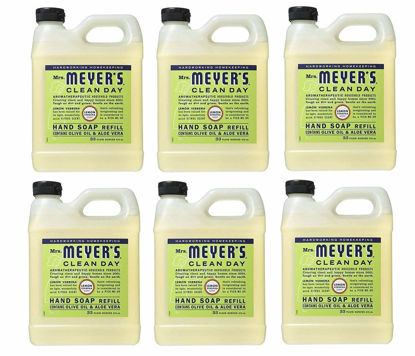 Picture of Earth Friendly, Mrs. Meyers Liquid Hand Soap Refill 33 Oz Lemon Verbena Scent - Pack of 6