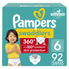 Picture of Pampers Swaddlers 360 Pull-On Diapers, Size 6, 92 Count, One Month Supply, for up to 100% Leakproof Skin Protection and Easy Changes