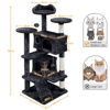 Picture of Yaheetech 54in Cat Tree Tower Condo, Cat Tree for Indoor Cats w/Scratching Post for Kittens Pet House Play