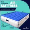 Picture of EnerPlex Full Air Mattress for Camping, Home & Travel - 16 Inch Double Height Inflatable Bed with Built-in Dual Pump - Durable, Adjustable Blow Up Mattress - Easy to Inflate/Quick Set Up