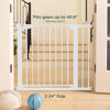 Picture of Cumbor 36" Extra Tall Baby Gate for Dogs and Kids with Wide 2-Way Door, 29.7"-40.6" Width, and Auto Close Personal Safety for Babies and Pets, Fits Doorways, Stairs, and Entryways