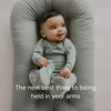 Picture of Snuggle Me Organic Bare | Baby Lounger & Infant Floor Seat | Newborn Essentials | Organic Cotton, Fiberfill | Slate