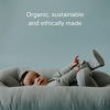 Picture of Snuggle Me Organic Bare | Baby Lounger & Infant Floor Seat | Newborn Essentials | Organic Cotton, Fiberfill | Slate