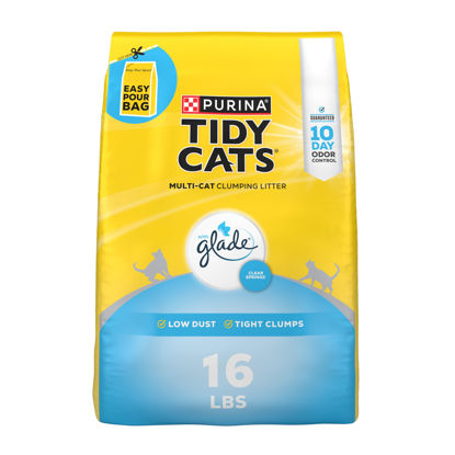 Picture of Purina Tidy Cats Clumping Multi Cat Litter, Glade Clear Springs - 16 lb. Bag