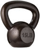 Picture of Amazon Basics Cast Iron Kettlebell, 15 pounds, Black