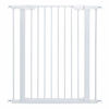 Picture of MidWest Homes for Pets 39 Inches Tall Walk-Though Steel Pet Gate, Pressure Mounted Dog Gate Measures 29 - 38 Inches Wide & Includes two 3-Inch-Wide Extensions, White