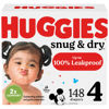 Picture of Huggies Size 4 Diapers, Snug & Dry Baby Diapers, Size 4 (22-37 lbs), 148 Count, Packaging May Vary