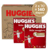 Picture of Huggies Size 4 Diapers, Little Snugglers Baby Diapers, Size 4 (22-37 lbs), 70 Count (Pack of 2)