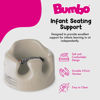 Picture of Bumbo Baby Floor Seat - Portable Infant Booster Chair for Sitting Support, Activity and Feeding, 15" x 15" x 9.3", Taupe