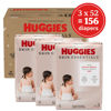 Picture of Huggies Size 3 Diapers, Skin Essentials Baby Diapers, Size 3 (16-28 lbs), 156 Count (3 Packs of 52)