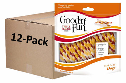 Picture of Good'n'Fun Good ‘N’ Fun Triple Flavor Twists, 70 Count (Pack of 12)