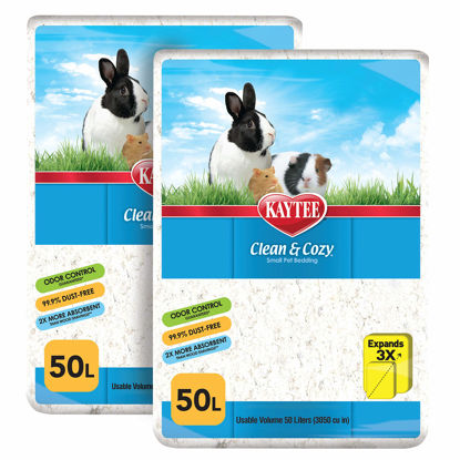 Picture of Kaytee Clean & Cozy White Paper Bedding 100 Liters