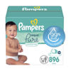 Picture of Pampers Aqua Pure Sensitive Baby Wipes, 99% Water, Hypoallergenic, Unscented Baby Wipes, 896 Baby Wipes Total (16 Flip-Top Packs)