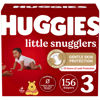 Picture of Huggies Size 3 Diapers, Little Snugglers Baby Diapers, Size 3 (16-28 lbs), 156 Ct (6 packs of 26)