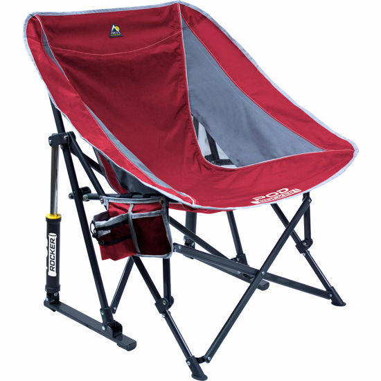 Picture of GCI Outdoor Pod Rocker Sling-Style Outdoor Rocking Chair with Beverage Holder & Phone Pocket