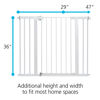 Picture of Safety 1st Extra Wide Baby Gate with Door: Premium Child Safety Gate, Extra Tall Baby Gate, Easy Installation, 36" Tall & Wide, Fits Between 29" and 47"