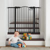 Picture of Cumbor 29.7-46" Wide Extra Tall Safety Dog and Baby Gate, 36" Tall Pressure Mounted Auto Closed Pet Gate for Stairs,Doorway, Easy Walk Thru Child Gate for The House, Black, Mom's Choice Awards Winner