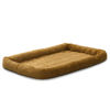 Picture of MidWest Bolster Pet Bed for Dogs & Cats 36L-Inch Cinnamon Bed w/ Comfortable Bolster | Ideal for Medium / Large Dog Breeds & Fits a 36-Inch Dog Crate | Easy Maintenance Machine Wash & Dry | 1-Year Warranty