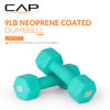 Picture of CAP Barbell Neoprene Dumbbell Weights, 9 lb Pair, Mint