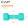 Picture of CAP Barbell Neoprene Dumbbell Weights, 9 lb Pair, Mint