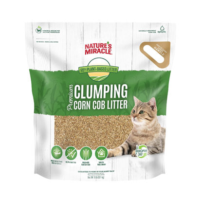 Picture of Nature's Miracle Premium Clumping Corn Cob Litter, Tough Odor Bio-Enzymatic Formula, Dust Free