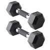 Picture of CAP Barbell Coated Dumbbell Weights with Padded Grip, Pair, 8 LBS