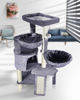 Picture of Xin Three Layer Cat Tree with Cat Condo and Two Hammocks,Grey