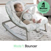 Picture of Ingenuity Keep Cozy 3-in-1 Grow with Me Vibrating Baby Bouncer Seat & Infant to Toddler Rocker, Vibrations & -Toy Bar, 0-30 Months Up to 40 lbs (Spruce)