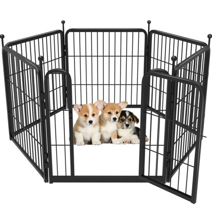 Picture of FXW Rollick Dog Playpen for Yard, RV Camping│Patented, 24 inch 6 Panels