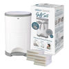 Picture of Diaper Dekor Classic Diaper Pail Gift Set - White | Comes with up to a Year's Supply Worth of Diaper Dekor Refills!