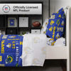 Picture of FOCO Los Angeles Rams NFL Team Color Bed In a Bag Comforter Bedding 5 Piece Full Set