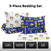 Picture of FOCO Los Angeles Rams NFL Team Color Bed In a Bag Comforter Bedding 5 Piece Full Set