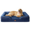 Picture of Bedsure Orthopedic Dog Bed for Extra Large Dogs - XL Plus Waterproof Dog Sofa Beds, Supportive Foam Pet Couch Bed with Removable Washable Cover, Waterproof Lining and Nonskid Bottom, Navy Blue