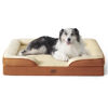 Picture of Bedsure Orthopedic Dog Bed for Extra Large Dogs - XL Plus Waterproof Dog Sofa Beds, Supportive Foam Pet Couch Bed with Removable Washable Cover, Waterproof Lining and Nonskid Bottom, Caramel