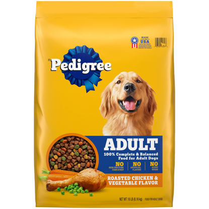 Picture of Pedigree Complete Nutrition Adult Dry Dog Food, Roasted Chicken & Vegetable Flavor,18 lb. Bag