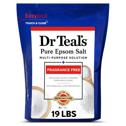 Picture of Dr Teal's Unscented Epsom Salt, 19 lbs