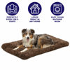 Picture of Midwest Homes for Pets Deluxe Dog Beds | Super Plush Dog & Cat Beds Ideal for Dog Crates | Machine Wash & Dryer Friendly, 1-Year Warranty, Cocoa, 36-Inch