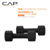 Picture of CAP Barbell Neoprene Dumbbell Weights, 9 lb Pair, Black