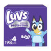 Picture of Luvs Platinum Protection Bluey Baby Diapers - Size 4, 198 Count, Disposable Baby Diapers (Packaging May Vary)